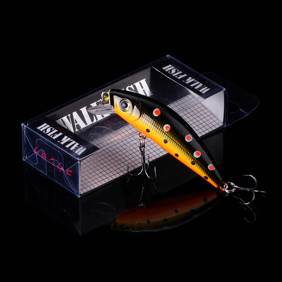 المشي الأسماك 1 قطع طعوم صيد سمك البلمة 70 ملليمتر/8 جرام Swimbait Wobblers الصيد Iscas Artificiais الفقرة Pesca Leurre الصيد معالجة