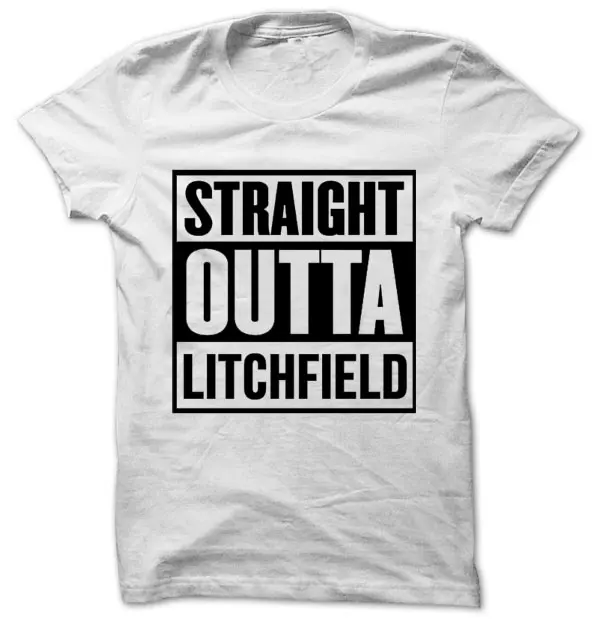 Оранжевая это новая черная рубашка Прямая Футболка с принтом Out Litchfield