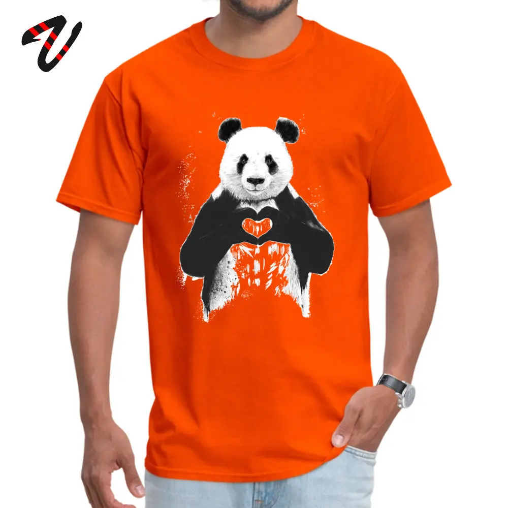 Dominant Men T Shirts ALLYOUNEEDISLOVE Design Tops Tees 100% Cotton Short Sleeve Hip hop Tee Shirt O Neck Drop Shipping ALL-YOU-NEED-IS-LOVE orange