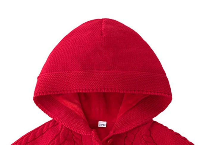 Roupas da Menina do Bebê Camisola com Capuz Vermelho com Arco para Crianças da Criança Iyeal Crianças Recém-nascidos Algodão Quente Veludo Malha Manto Meninas 8 High Quality Mamãe e Bebê