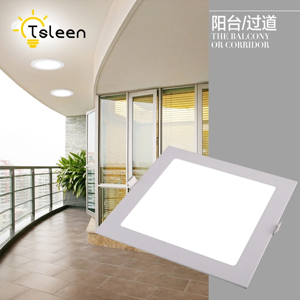 

TSLEEN 220V White Modern Led Ceiling Lights For Living Room Bedroom 85-265V Indoor lighting Ceiling Lamp Fixture luminaria teto