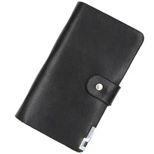Book Style Leather Business Name Card Holder Black Credit Card Wallet Business ID Credit Card Case Bag Office School Supplies Book Style Leather Business Name Card Holder Black Credit Card Wallet Business ID Credit Card Case Bag Office School Supplies