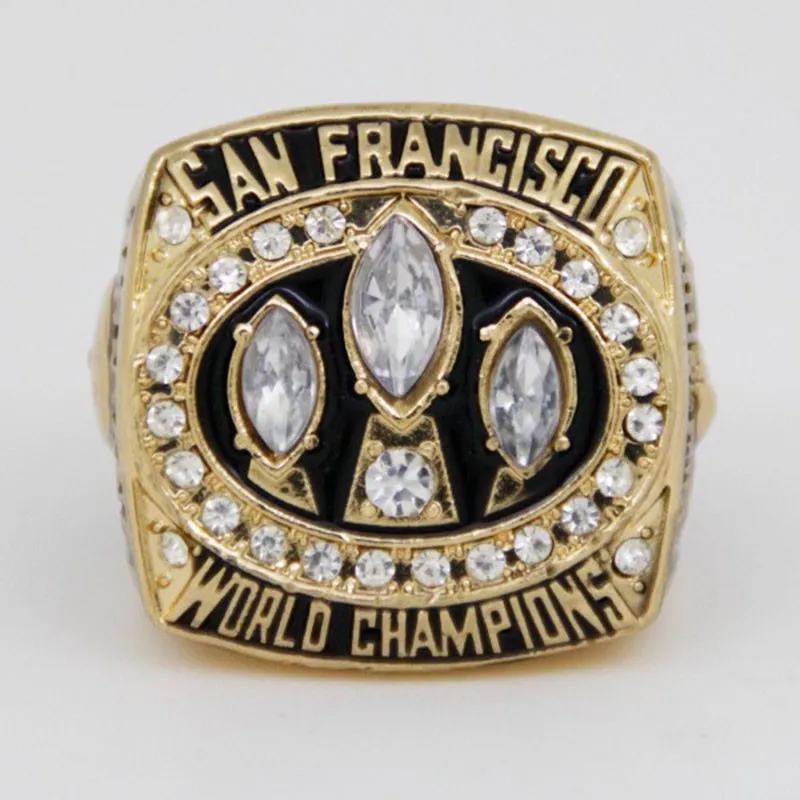 Hot Sale 1988 San Francisco 49ers Football Super Bowl World Championship Ring Drop Shipping font b