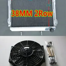 2Row Алюминий радиатор+ вентилятор для 1979-1983 Toyota Corolla E70 серии AE70 AE71 AE72 SR5 Daihatsu Charmant 3A/4A 1,5/1,6 1.8L I4