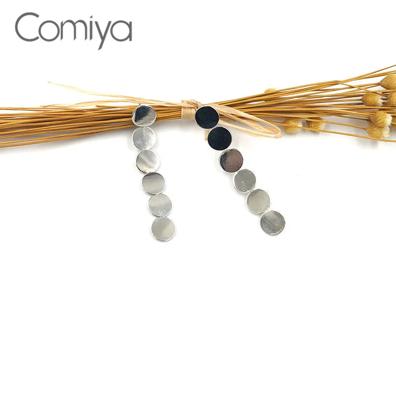 Comiya Brincos Grandes модные Висячие серьги для женщин букле D'oreille этник Серебро Цвет Aretes