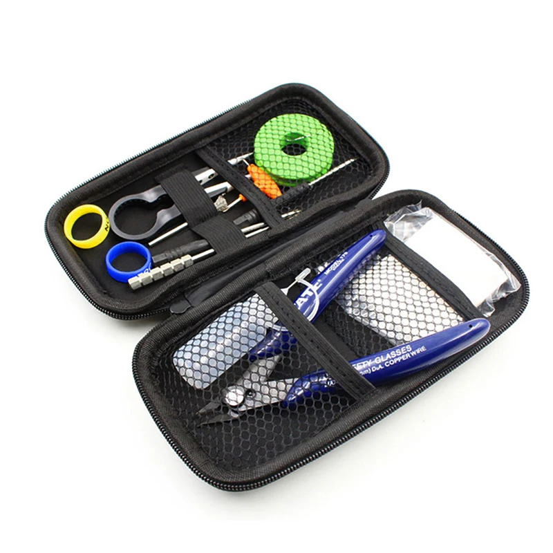 

Vape Tool Kit Ewinvape Coil DIY Master 12 Tools for RDA RDTA RTA Vaporizer DIY Coil jig vapor Ceramic Tweezer cotton bottle wire