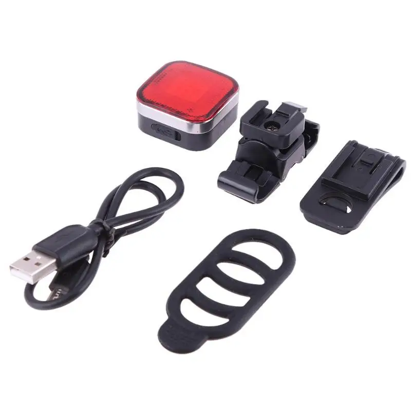 Perfect Bike Light Back Bicycle Flashlight Brake Warning USB Rechargeable Cycling MTB Road For Bike Accessories Tail Rear Light Lamp 5