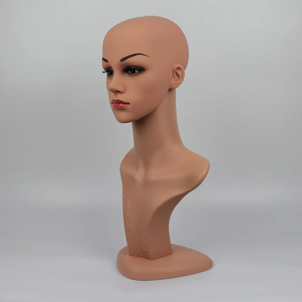 Высокое качество PE реалистичный манекен женщина манекен голова для маски& шляпы& солнцезащитных очков& ювелирных изделий& парики Дисплей парик головы