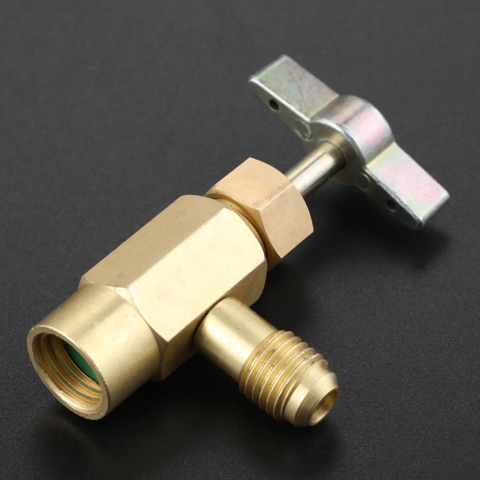 Автомобильные аксессуары R 1234yf можно нажать 1/2 &quotACME LH Female 1/4&quot SAE Male AC хладагент Can