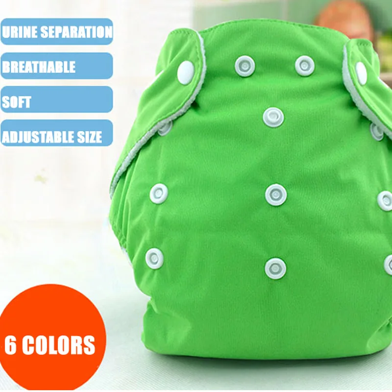 Beli 3 pcs = 1 lot katun bayi yang baru lahir popok, Popok dapat digunakan kembali, Pelatihan celana, Anak anak ukuran disesuaikan popok kain, Popok dicuci