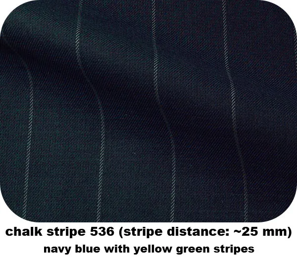 Chalk Stripe Men Suit Custom Made Navy Blue Mens Striped Suit,Tailored Double Breasted Suit With Ticket Pocket
