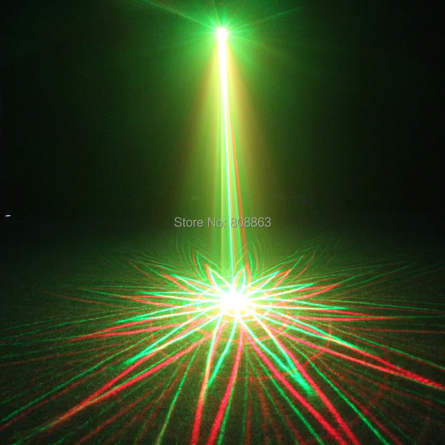 ESHINY Мини R& G лазерный проектор 8 моделей дистанционного диско танцы бар Свадебные Семья вечерние Рождество осветительное оборудование ди-джеев свет N7H8