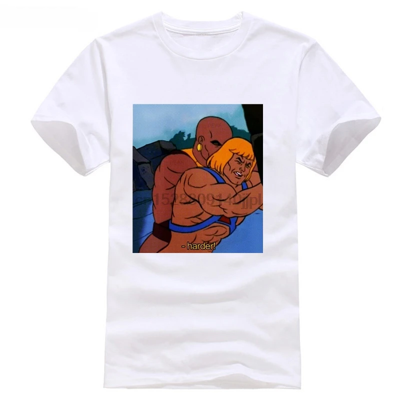 Harder T Shirt He Sex Man Dom Top Gay Pride Lgbt Sexy Homo Retro Muscle Tee New 2018 Summer Fashion | Мужская одежда