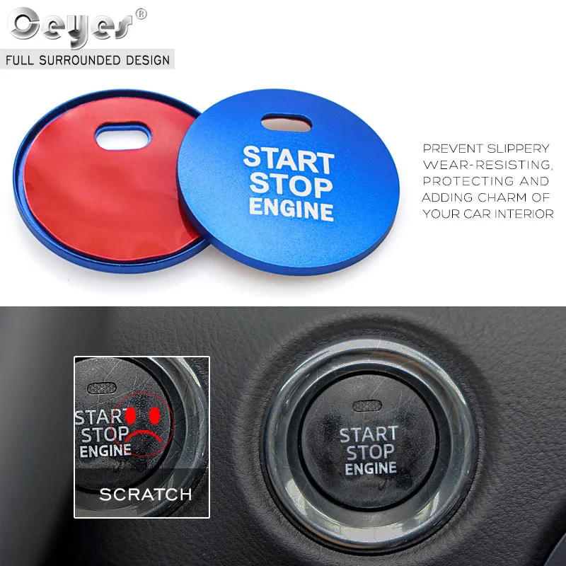 Car Start Engine Button Key Ring for MAZDA (28)