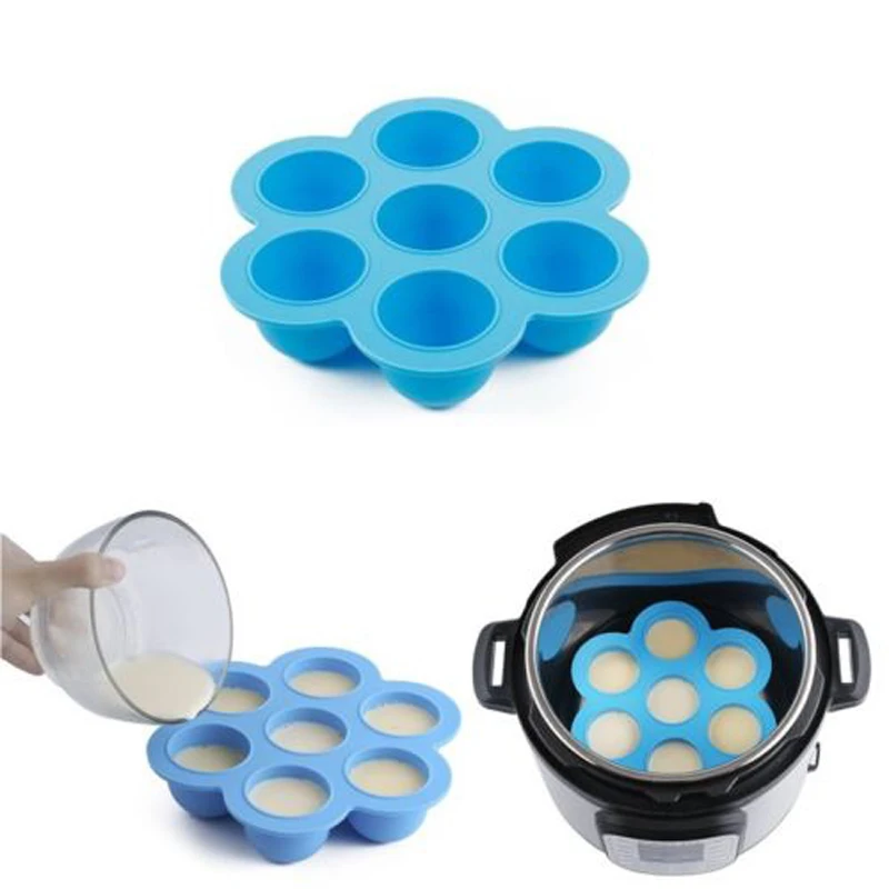Silicone Egg Bites Molds for Instant Pot Accessories - Fits Instant Pot 5,6,8 qt Pressure Cooker Ice Cube Tray with Lid