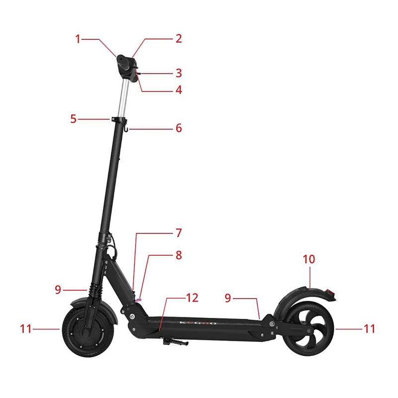 [Poland stock] No tax KUGOO S1 Electric Scooter Adult Electric Scooter 350W Folding 3 Speed Modes 8 Inches IP54 30KM 3-6day