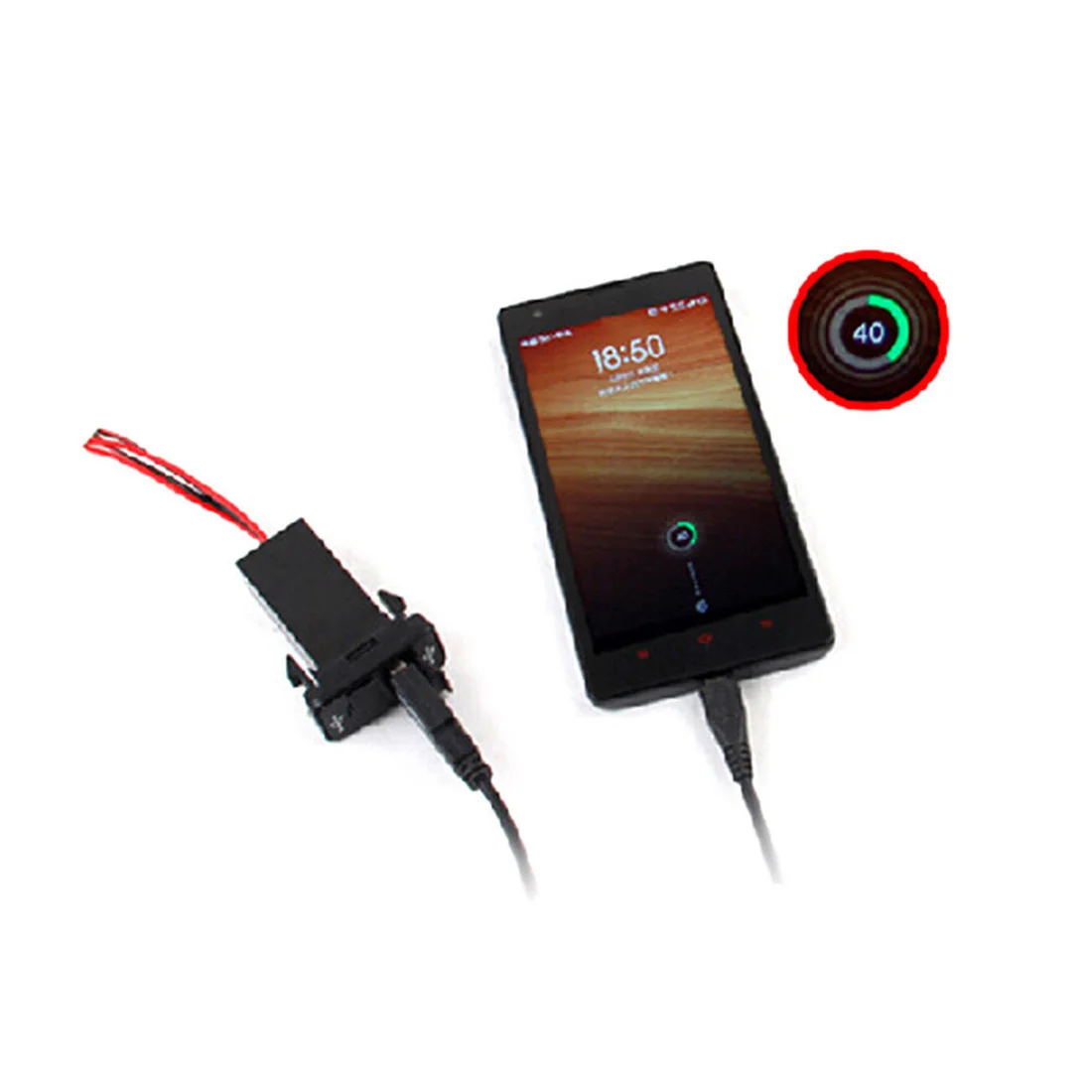 

Dewtreetali 2018 Dual Usb Car Charger Power Adapter Socket For TOYOTA Usb 2.1A 2 Port Charge Socket Car Styling Dashboard