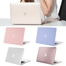 Powforward 2в1 крышка ноутбука прорезиненный чехол для Macbook Air Pro 1" 13" 1" retina Pro 13 15 Сенсорная панель Крышка+ крышка клавиатуры