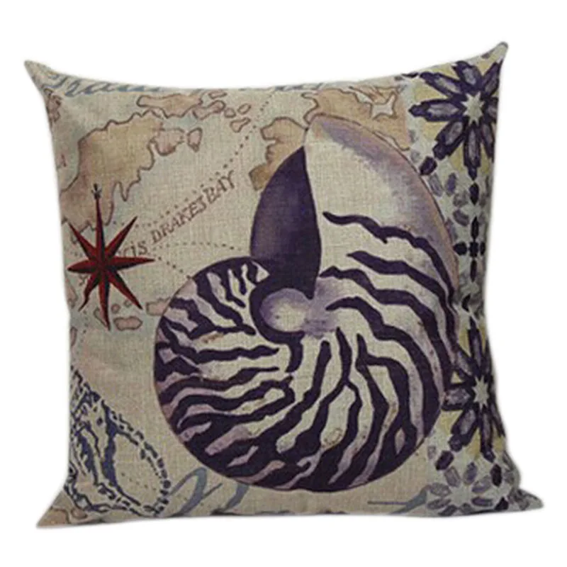 Linen Cotton Blended Cushion Case Decorative Throw Pillowslip (Round