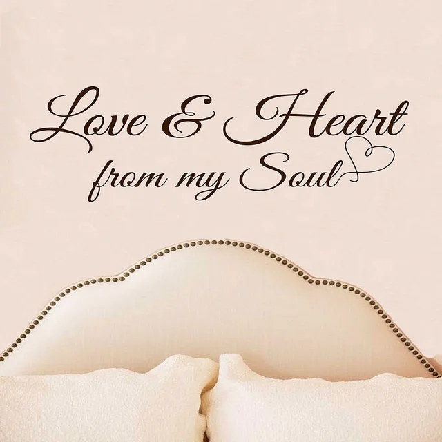 Romantic Vinyl Wall Sticker Quotes Love Heart From My Soul Love Wall Magnificent Soul Love Quotes Romantic Vinyl Wall Sticker Quotes Love Heart From My Soul Love Wall Magnificent Soul Love Quotes
