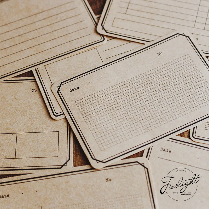 

16PCS Vintage can write kraft paper label stickers DIY scrapbooking album journal diary week happy planner decorative stickers