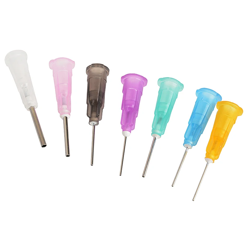 35pcs/set Stainless Steel Dispensing Needles Tips for Liquid Dispenser Syringe 14 Gauge to 25 Gauge for Industrial Glue