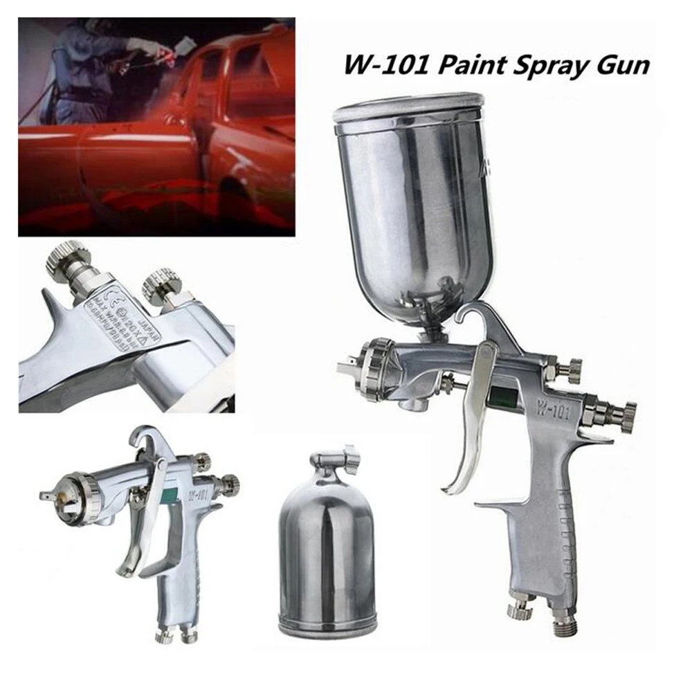 

W-101 Spray Gun w 101 HVLP Manual Paint Gun Gravity Type 0.8/1.0/1.3/1.5/1.8mm 134G 400ml Car Coating Painting