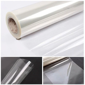 

0.6x5m 2Mil Clear Self-Adhesive Safety and Security Window Films Transparent Strengthen Glass Stickers
