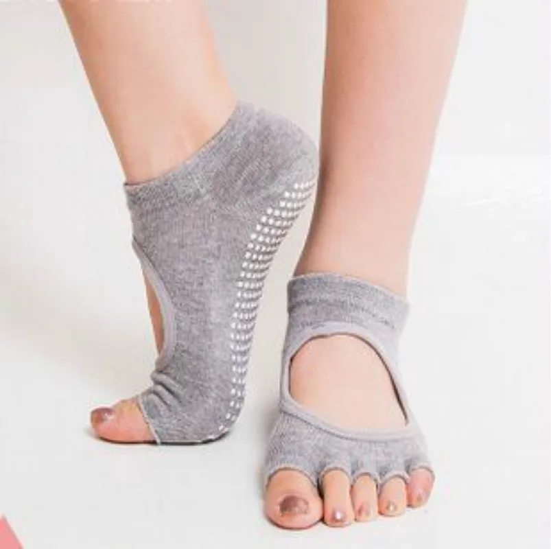 Новое поступление, женские носки с пятью раздельными пальцами, удобные противоскользящие силикагелевые носки для фитнеса, уникальные стильные короткие носки, Модные Повседневные носки - Цвет: style 4