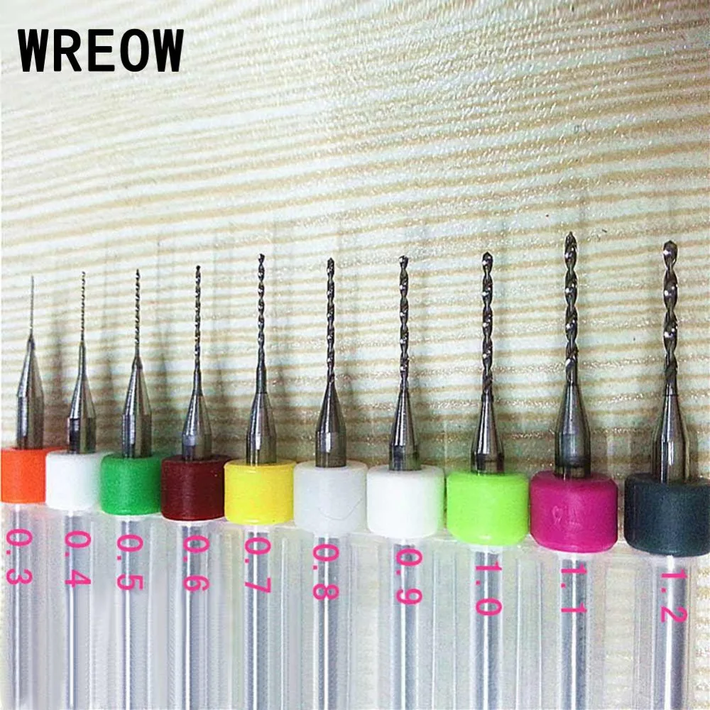 

10Pcs PCB Carving Machine Alloy Little Bit Router Metal Wood End Milling Cutter Print Circuit Board Carbide Micro Drill Bits