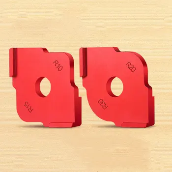 

2pcs Carving Machine Trimmer Woodworking Round Corner R Arc Template Half-circle Quick Positioning Device