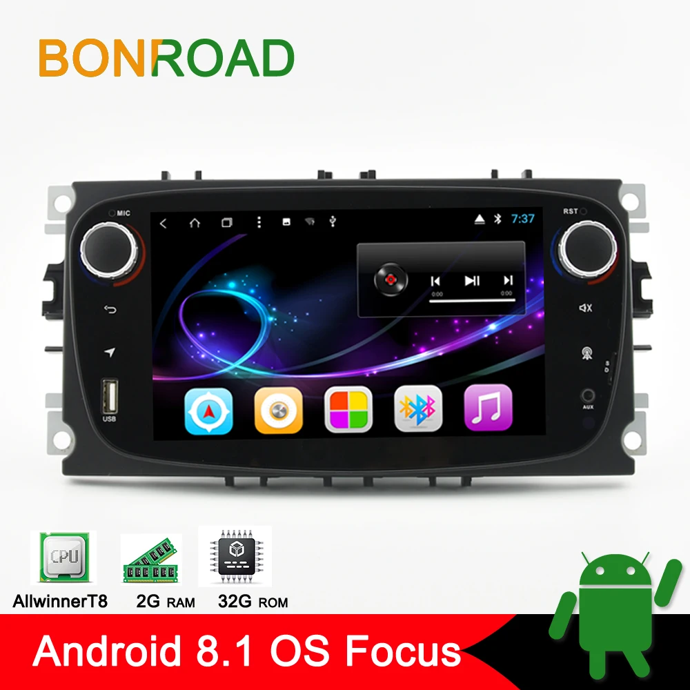 Clearance Bonroad Android 8.1.0 Car Radio GPS Navigation Player For Ford Focus/Mondeo/S-MAX/C-MAX/Galaxy/ Car multimedia Video (No DVD) 0 Clearance Bonroad Android 8.1.0 Car Radio GPS Navigation Player For Ford Focus/Mondeo/S-MAX/C-MAX/Galaxy/ Car multimedia Video (No DVD) 0