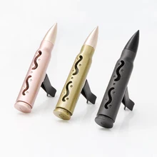 Аромат для авто зажим металлическая, в форме пули духи освежитель воздуха Авто Интерьер розетки украшения аксессуар отделка сувениры с декоративными украшениями