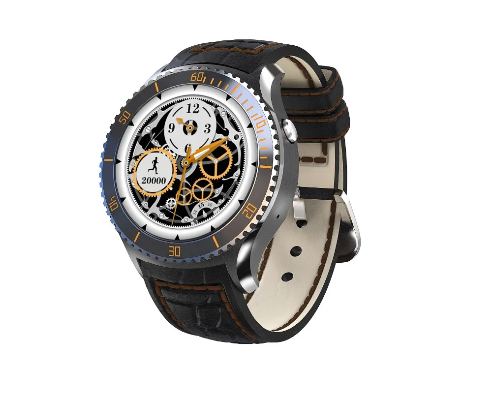 MTK6580 K18 Full Circle Smart Watch Heart Rate Monitor font b SmartWatch b font for iOS