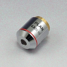 Серебряный план Бесконечность объектива 4X 10X 20X 40X 100X для микрскоп Olympus