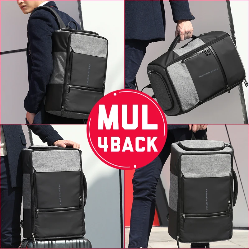 Anti-theft Laptop Backpack For Men USB Charger Male Bagpack Antitheft 17 Notebook Backpacks Men's B