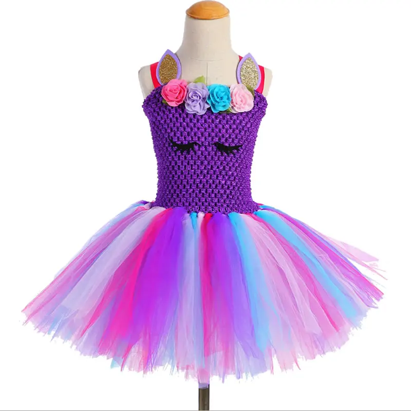 

Kids Dresses For Girl Easter Unicorn Party Girls Princess Dress Elsa Costume Wedding Dress Toddler Moana Dress fantasia infantil