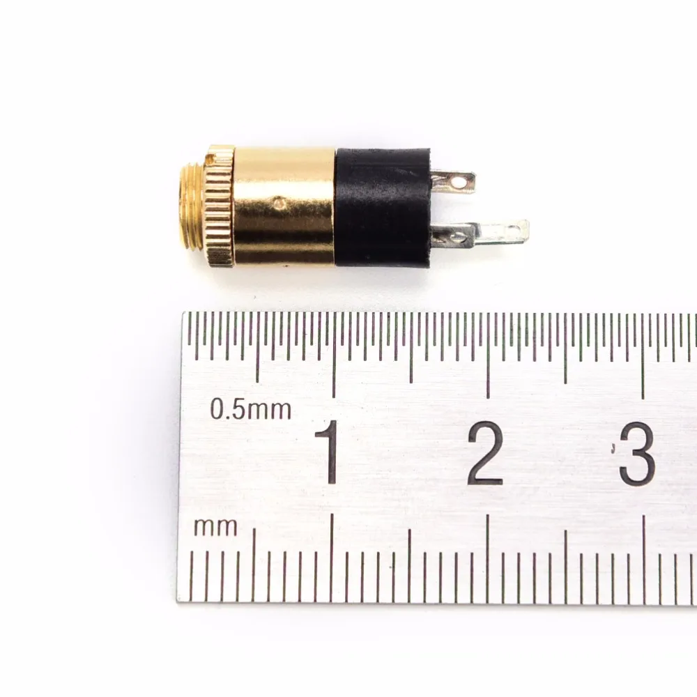 5 шт./лот стерео наушники Аудио Видео-Разъем Plug Gold PJ392 3,5 мм стерео Женский сокет Jack 3,5 аудио наушников разъем