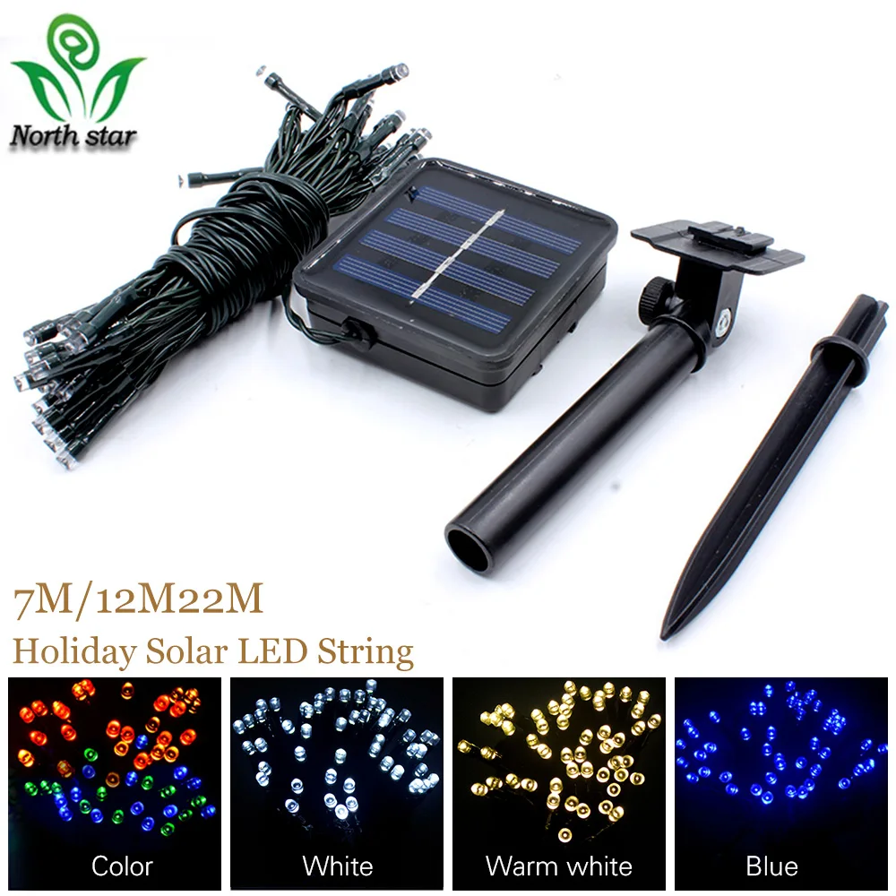 

Waterproof LED Solar String Light 7M 12M 22M Solar Fairy String Light Outdoor Garden Wedding Decoration Christmas Holiday Light