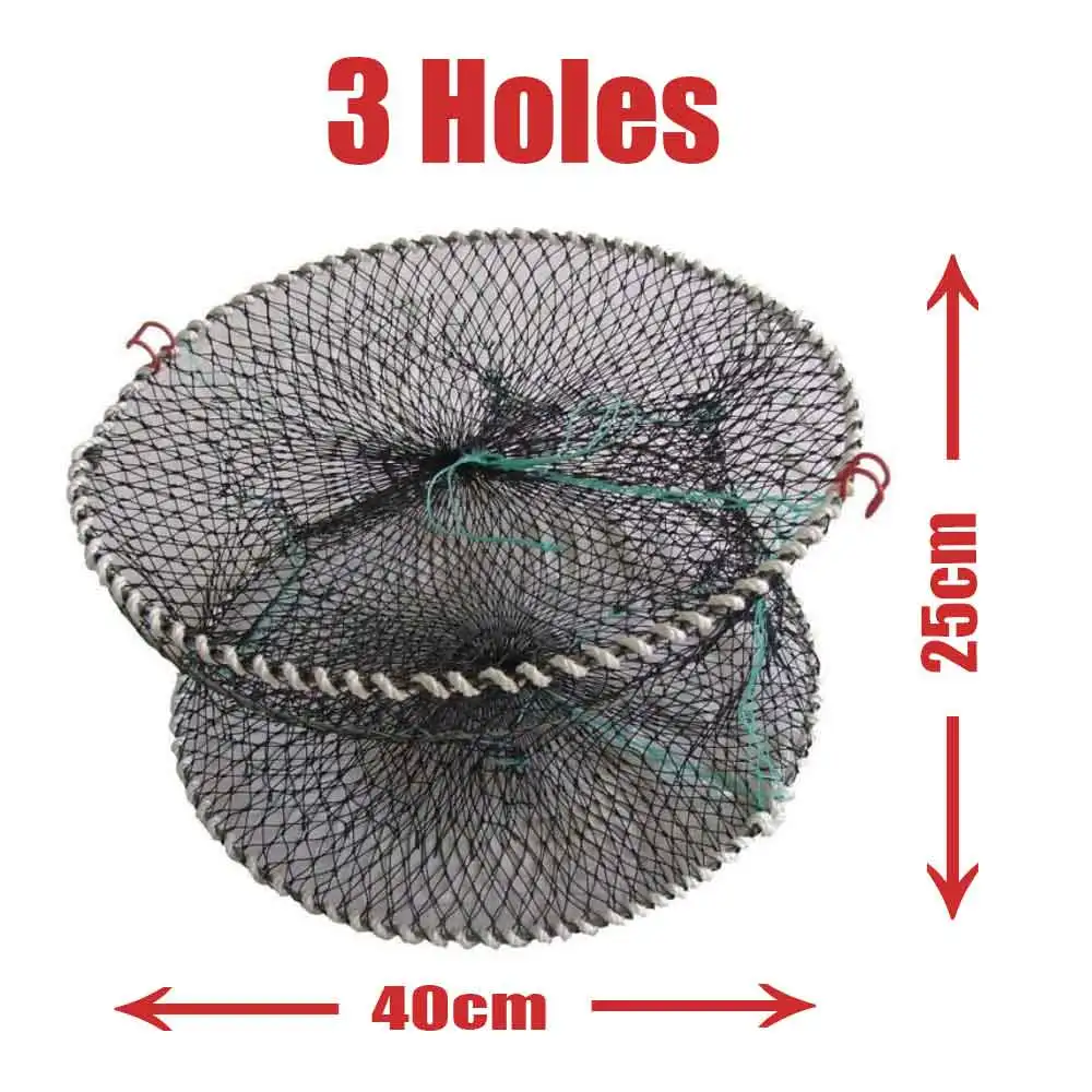 Fishing net crab trap network cages cast nets shrimp nylon netting Automatic Fishing Cage Foldable Trap Cast Net Folding - Цвет: 4025