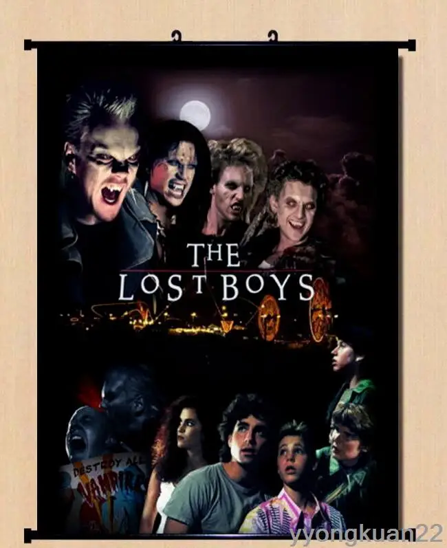 

Anime poster Home Decoration Japanese cartoon The Lost Boys - 1987 American Horror Film Movie Art Silk Poster Wallpaper 60X90CM
