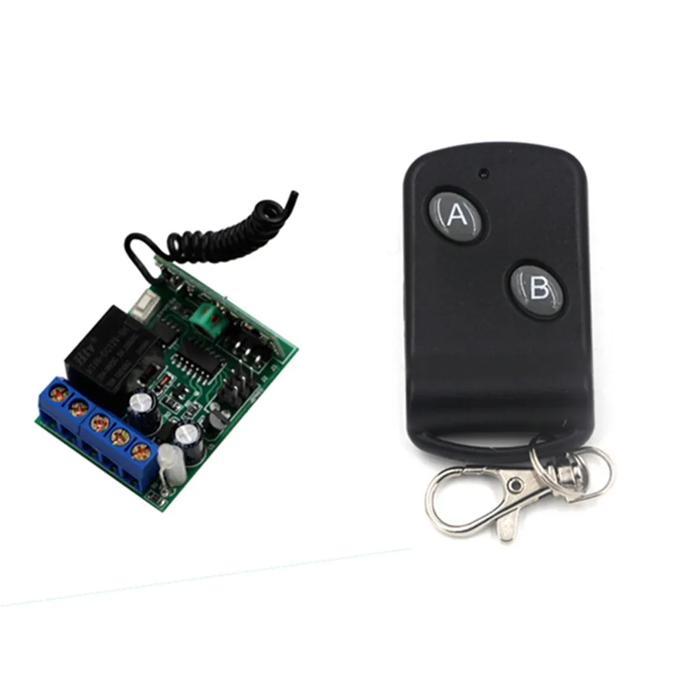 Hot Radio Remote Switch DC12V Time Delay Adjustable RF Wireless