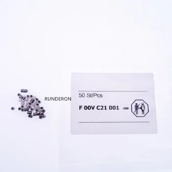 

RUNDERON High Quality Common Rail Fuel Injector Valve Ball Seat F00VC21001 F 00V C21 001 FooVC21001 for 0445 120 Series