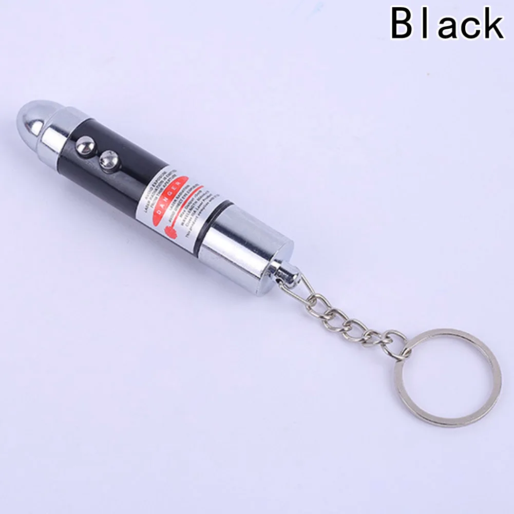 1 шт. металлическая Лазерная забавная электрическая ударная лазерная ручка Шуточный трюк игрушка - Цвет: BK