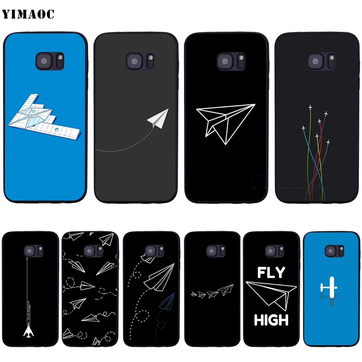 Мягкий силиконовый чехол YIMAOC для Samsung Galaxy S6 S7 Edge S8 S9 Plus A3 A5 A6 Note 8 9|Бамперы| |