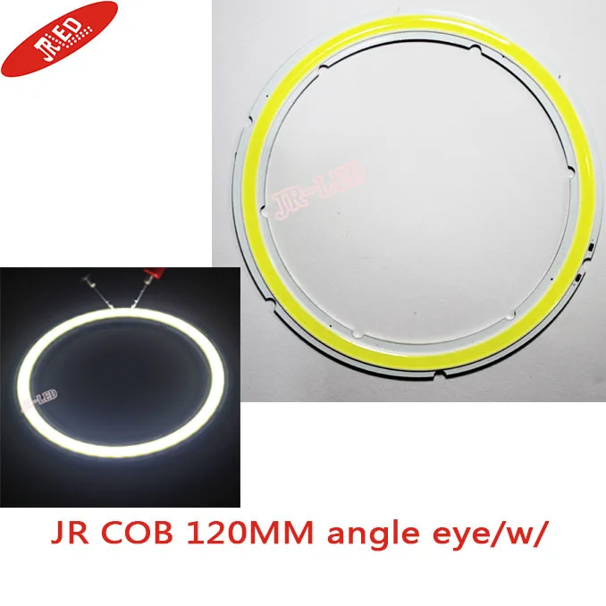

2pcs 100% Waterproof COB Angle Eye 120MM Led 25W Light Rings COB DC-12V Angle Eyes Headlight 6500-7000k