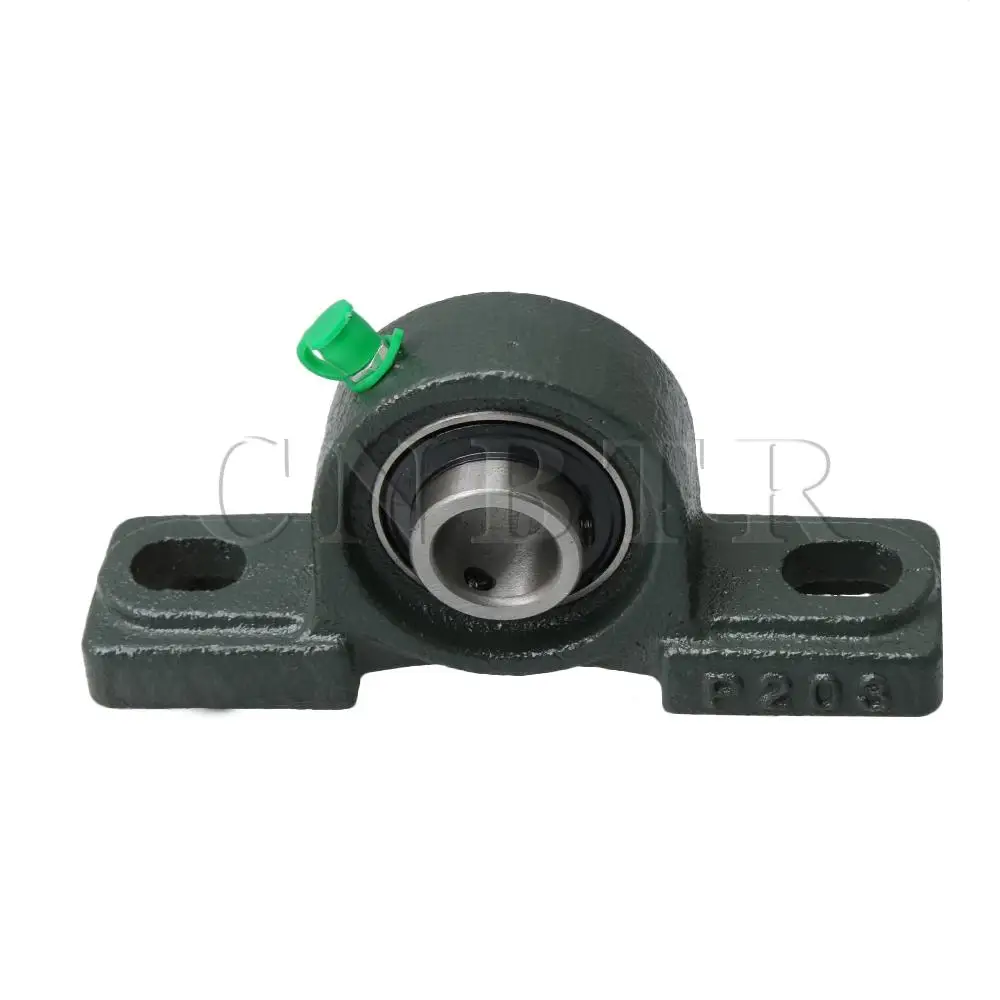 

CNBTR UCP203 Pillow Block Bearing 17mm Bore 2 Bolt Solid Base for Spindle