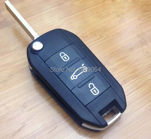 3 Buttons VA2 Modified Flip Remote Key Shell For Peugeot 307 407 408 (without Groove) 0536 (6).jpg
