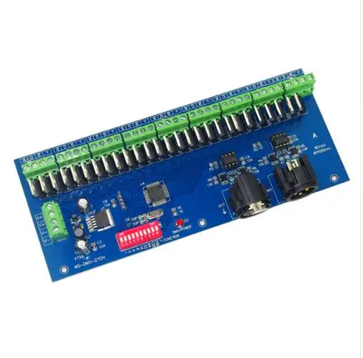 

Wholesale 1 pcs 27 Channel DMX512 Decoder led controller