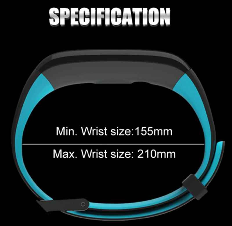 P1 Plus смарт-браслет пульсометр фитнес-трекер Smartband браслет на запястье для IOS Android телефон PK Mi Band 2